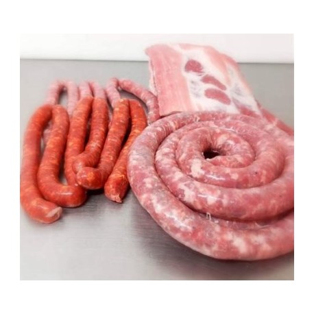 Pack Grillade Porc (chipolatas , chistora, ventrèches)